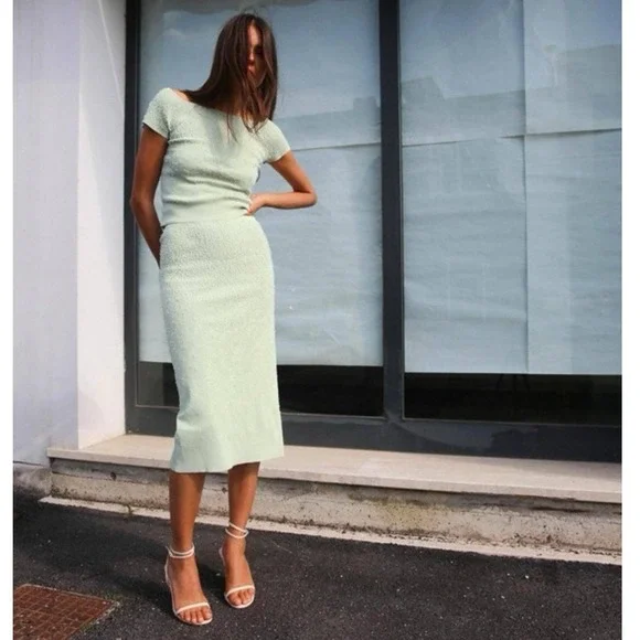 yellow wedding guest dress midi Everleigh Soft Satin Midi Dress | Butter Yellow